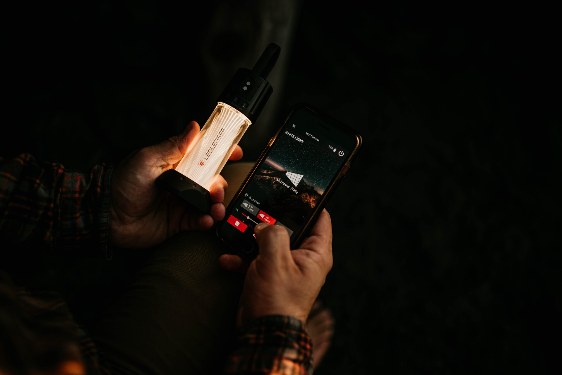 ML6 Connect WL: Outdoor lantern with remote control